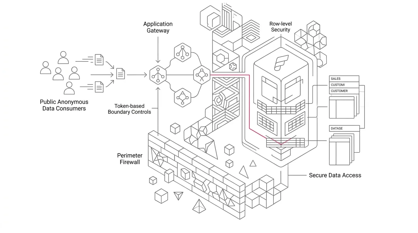 Anonymous Access in Microsoft Fabric Apps: How to Publish Data Without Exposing the Enterprise banner illustration