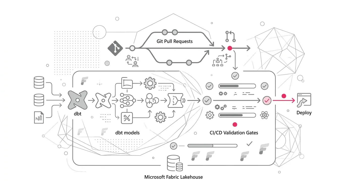 How to Govern Native dbt Jobs in Microsoft Fabric Without Creating a Second Transformation Control Plane banner illustration