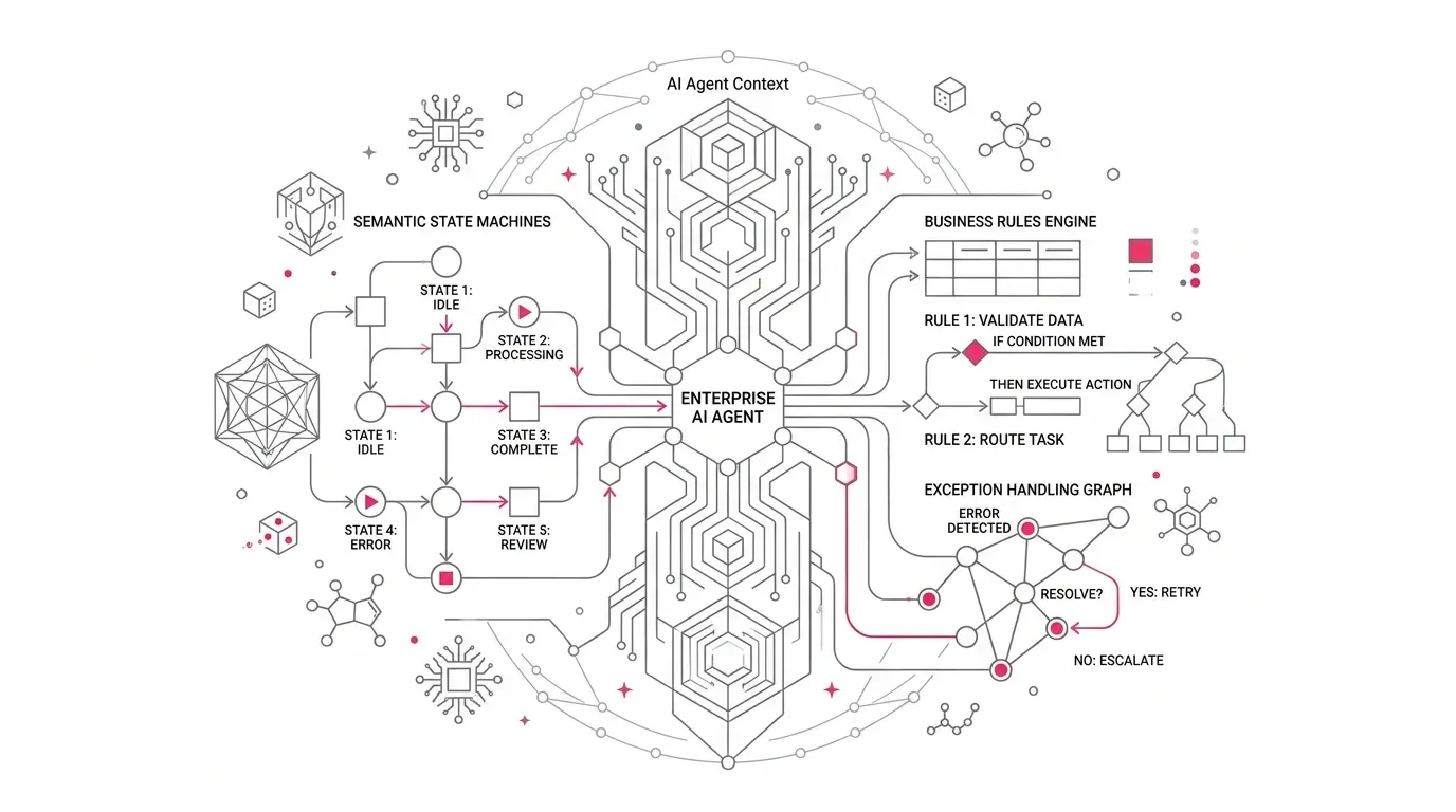 Process Context for AI Agents: A Practical Architecture for Rules, Exceptions, and Accountability banner illustration